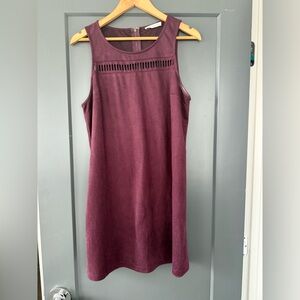 Elegant Purple Sleeveless Dress